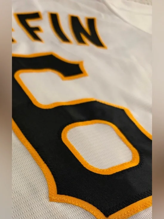 Nike Pittsburgh Pirates Konnor Griffin #6 White MLB Baseball Jersey Men’s Sz: M - Picture 8 of 8